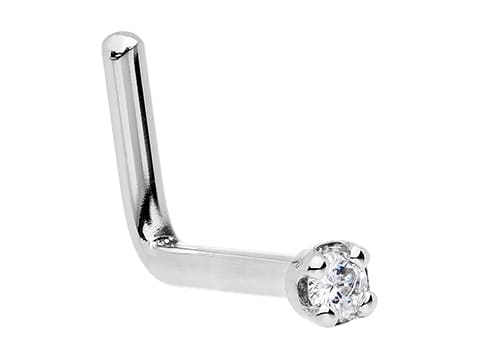 Body Candy Diamond Solid 14k White Gold