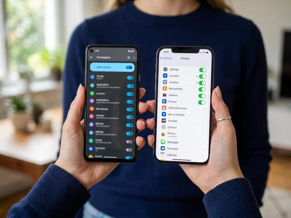 How to check app permissions on iPhone and Android